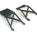 TRAXXAS Skid Plates Front and Rear Black 3623