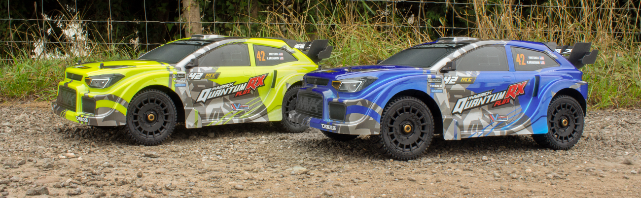 Maverick Quantum RX Flux 4S 1/8 4WD Rally Car - Flouro Green | Technokap.gr  | Drones Μοντελισμός & Gadgets