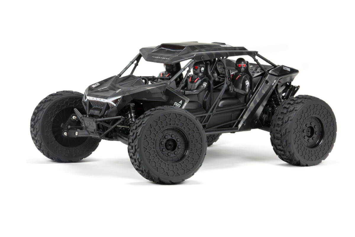 ARRMA 1/7 FIRETEAM 6S 4WD BLX Speed Assault Vehicle RTR, Black
