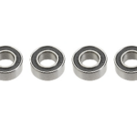 Revtec Ball Bearing Chrome Steel ABEC 3 Rubber Shielded 5X10X4 - MR105-2RS - 4 pcs