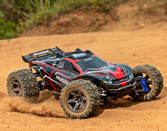 TRAXXAS Rustler 4x4 1/10 RTR TQ BL-2S Brushless Red - Image 6