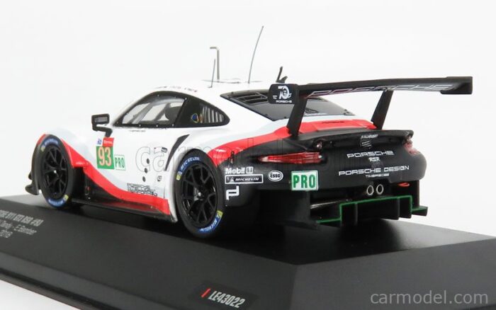 IXO-MODELS PORSCHE 911 991 RSR TEAM PORSCHE GT N 93 LMGTE PRO 24h LE MANS 2018 P.PILET - N.TANDY - E.BAMBER 1/43 - Image 4