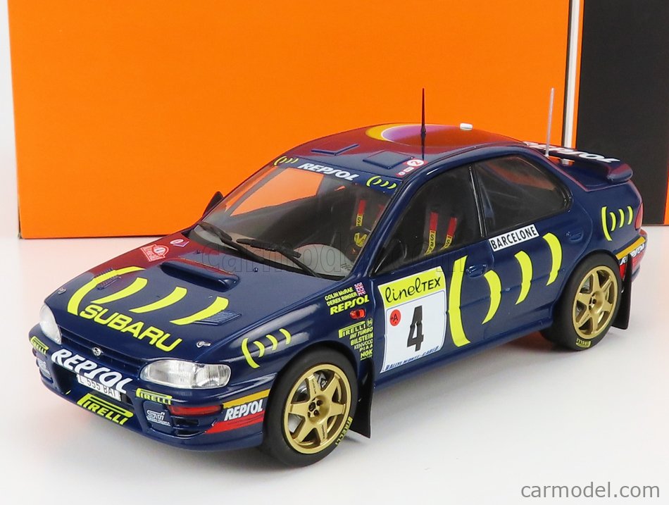 IXO MODELS SUBARU IMPREZA #4 C.MCRAE - D.RINGER RALLYE MONTE-CARLO 1995 1/24 - Image 2