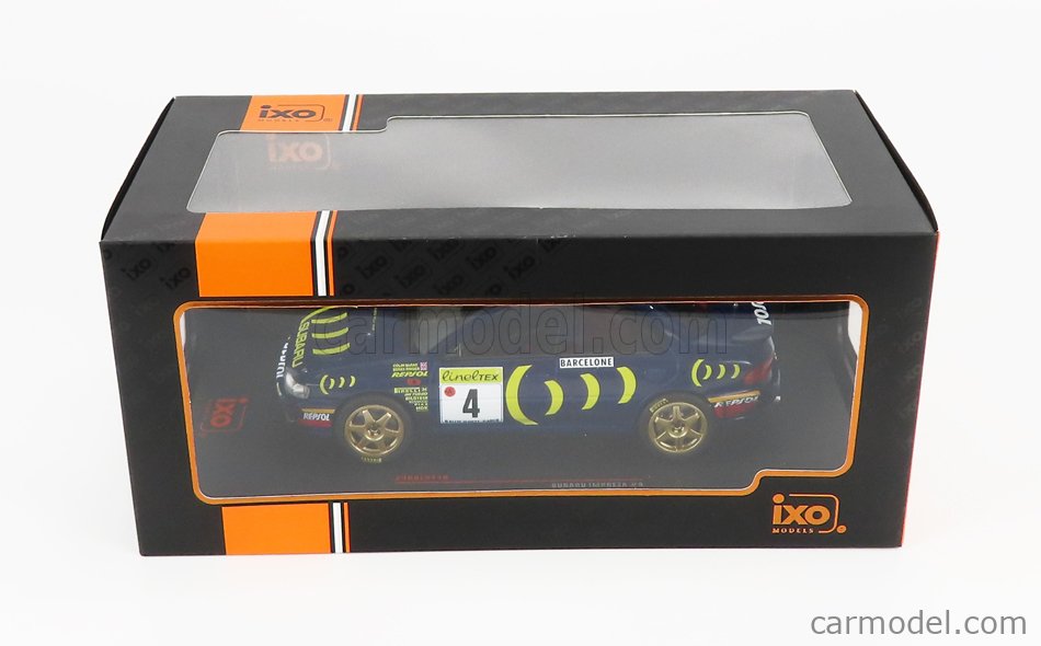 IXO MODELS SUBARU IMPREZA #4 C.MCRAE - D.RINGER RALLYE MONTE-CARLO 1995 1/24 - Image 6