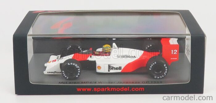 SPARK-MODEL McLAREN F1 MP4/4 N 12 WINNER JAPAN GP AYRTON SENNA 1988 WORLD CHAMPION 1/43 - Image 5