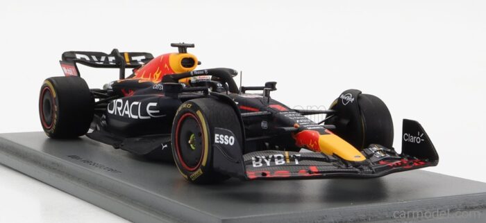 SPARK-MODEL RED BULL F1 RB18 TEAM ORACLE RED BULL RACING N 1 WINNER BELGIUM GP WORLD CHAMPION 2022 MAX VERSTAPPEN - Image 5