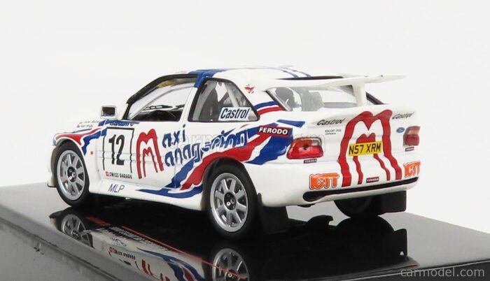 IXO-MODELS - FORD ENGLAND - ESCORT RS COSWORTH (night version) N 12 RALLY BARUM 1996 V.BLAHNA - I.HRUBY 1/43 - Image 5