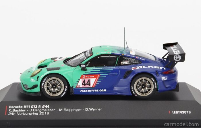 IXO-MODELS PORSCHE 911 991-2 GT3 R TEAM FALKEN MOTORSPORT N 44 24h NURBURGRING 2019 K.BACHLER - J.BERGMEISTER - M.RAGGINGER - D.WERNER - Image 4