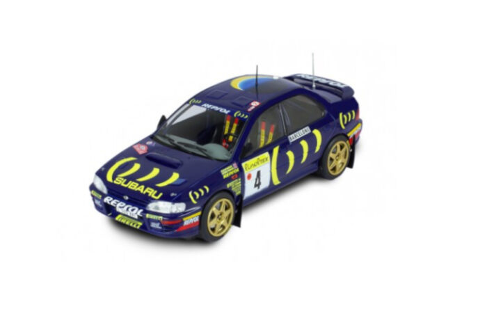 IXO MODELS SUBARU IMPREZA #4 C.MCRAE - D.RINGER RALLYE MONTE-CARLO 1995 1/24