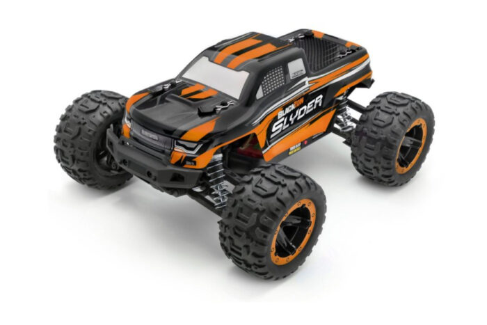 BlackZon Slyder MT 1/16 4WD Electric Monster Truck - Orange