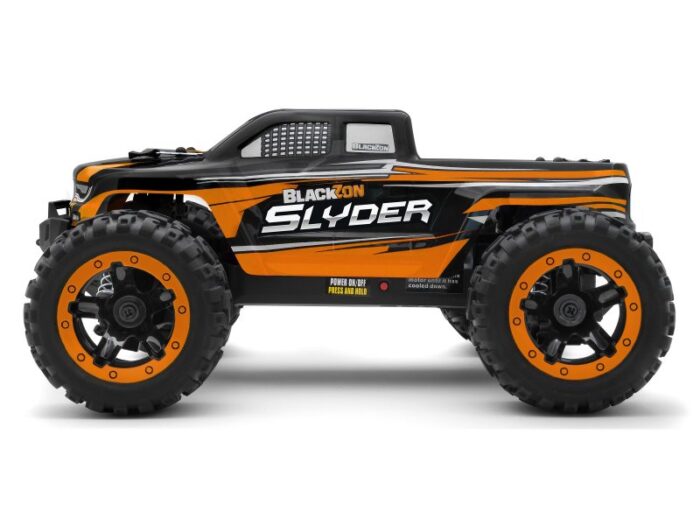 BlackZon Slyder MT 1/16 4WD Electric Monster Truck - Orange - Image 4