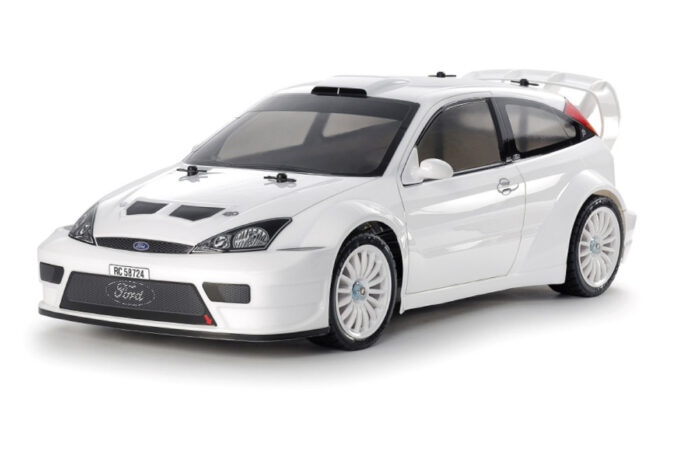 TAMIYA 1:10 2003 Ford Focus RS Custom (TT-02)- Συναρμολογούμενο  ΧΩΡΙΣ ΤΗΛΕΚΑΤΕΥΘΥΝΣΗ – ΜΠΑΤΑΡΙΑ – ΦΟΡΤΙΣΤΗ – SERVO