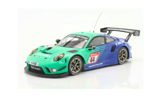 IXO-MODELS PORSCHE 911 991-2 GT3 R TEAM FALKEN MOTORSPORT N 44 24h NURBURGRING 2019 K.BACHLER - J.BERGMEISTER - M.RAGGINGER - D.WERNER