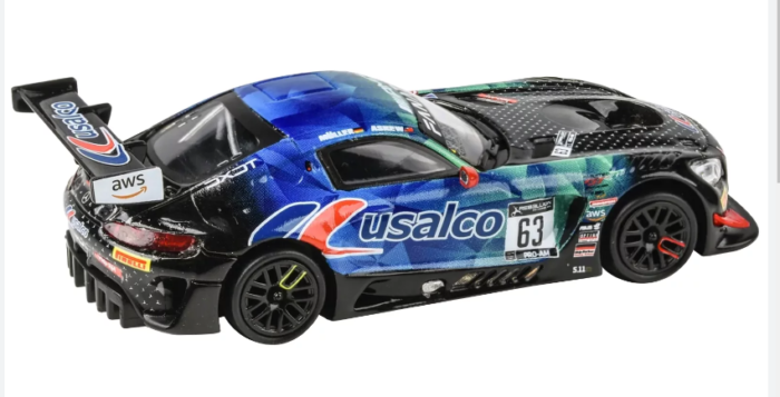 PARAGON-MODELS MERCEDES BENZ AMG GT3 TEAM DXDT RACING N 63 GT WORLD CHALLENGE AMERICA 2022 D.ASKEW - D.MULLER 1/64 - Image 2