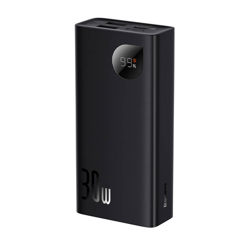 Powerbank Baseus Adaman2 10000mAh, 2xUSB, USB-C, 30W (black) - Image 4
