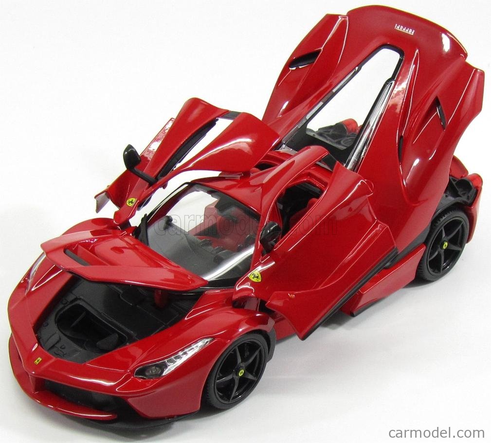 BURAGO FERRARI LAFERRARI 2013 - BLACK WHEELS - Image 5