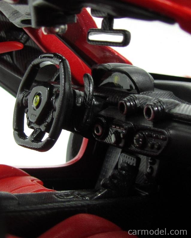 BURAGO FERRARI LAFERRARI 2013 - BLACK WHEELS - Image 6