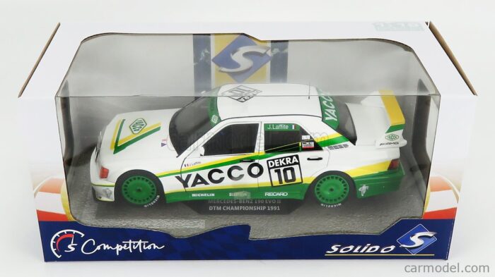 SOLIDO MERCEDES BENZ 190E 2.5-16 EVO II N 10 DTM SEASON 1991 J.LAFFITE - Image 9