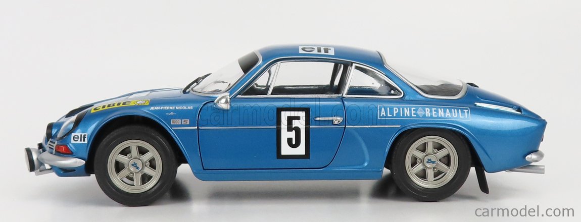 SOLIDO RENAULT ALPINE A110 1600S N 5 RALLY OLYMPIA 1972 J.P.NICOLAS - J.TODT - Image 5