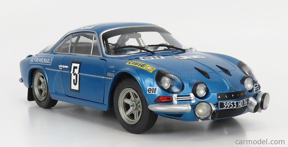 SOLIDO RENAULT ALPINE A110 1600S N 5 RALLY OLYMPIA 1972 J.P.NICOLAS - J.TODT - Image 4