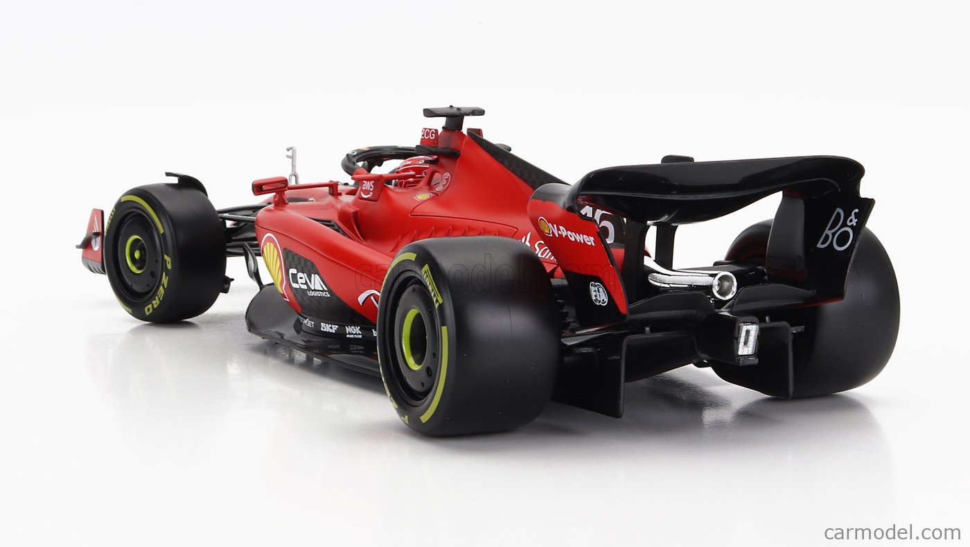 BURAGO FERRARI F1 SF-23 TEAM SCUDERIA FERRARI N 16 SEASON 2023 CHARLES LECLERC 1/18 - Image 6
