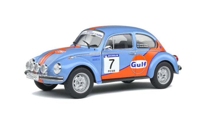 SOLIDO VOLKSWAGEN BEETLE 1303 TEAM GULF N 7 RALLY COLDS BALLS 2019 1/18