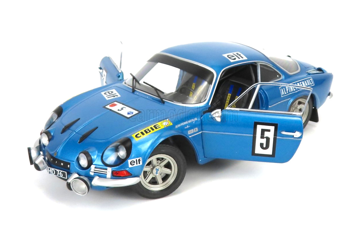 SOLIDO RENAULT ALPINE A110 1600S N 5 RALLY OLYMPIA 1972 J.P.NICOLAS - J.TODT