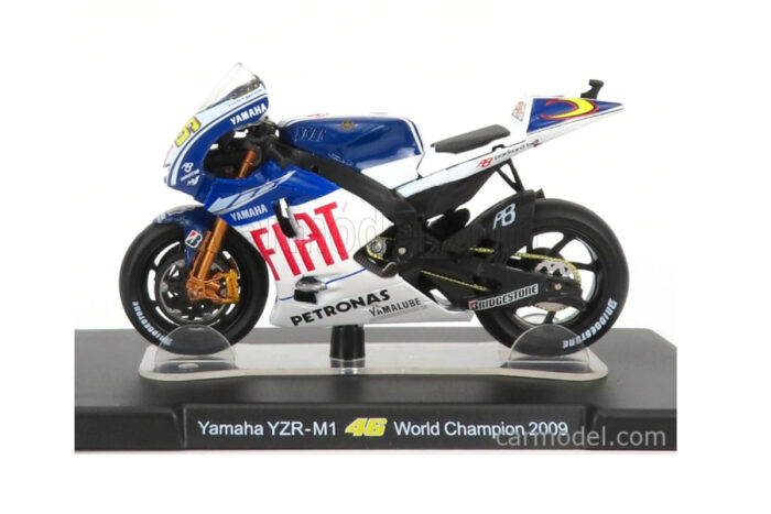 EDICOLA YAMAHA YZR M1 N 46 MOTOGP WORLD CHAMPION MOTOGP SEASON 2009 VALENTINO ROSSI