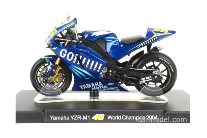 EDICOLA YAMAHA YZR-M1 TEAM GOULOISES N 46 WORLD CHAMPION MOTOGP SEASON 2004 VALENTINO ROSSI