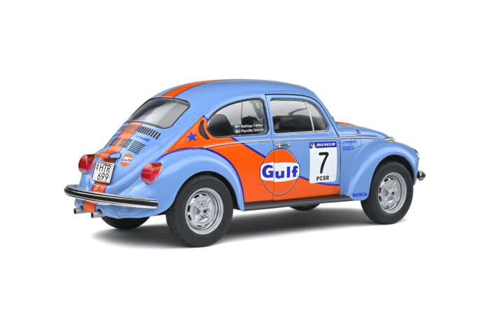 SOLIDO VOLKSWAGEN BEETLE 1303 TEAM GULF N 7 RALLY COLDS BALLS 2019 1/18 - Image 4