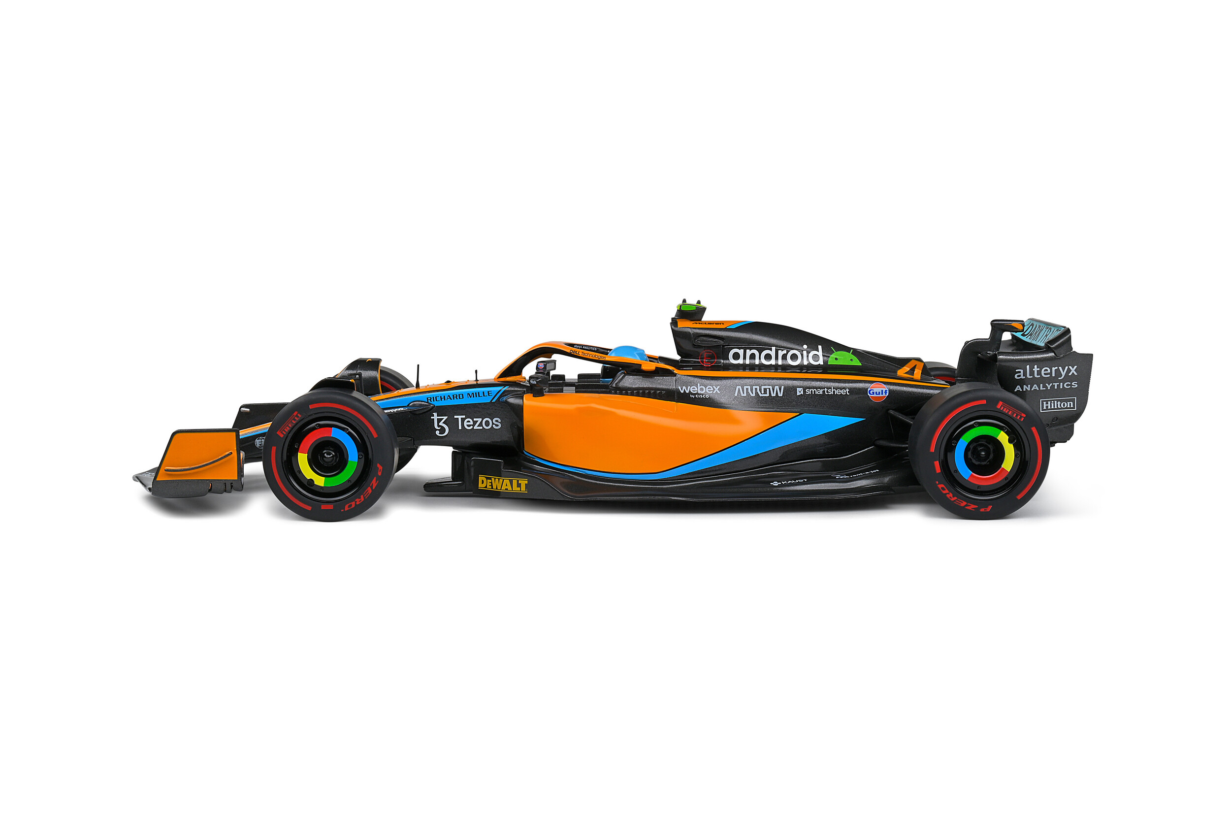 SOLIDO McLAREN F1 MCL36 MERCEDES TEAM MCLAREN N 4 3rd EMILIA ROMAGNA ITALY GP 2022 LANDO NORRIS - Image 2