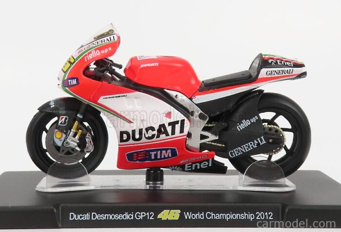 EDICOLA DUCATI DESMOSEDICI GP12 DUCATI TEAM N 46 MOTOGP SEASON 2012 VALENTINO ROSSI - Image 3