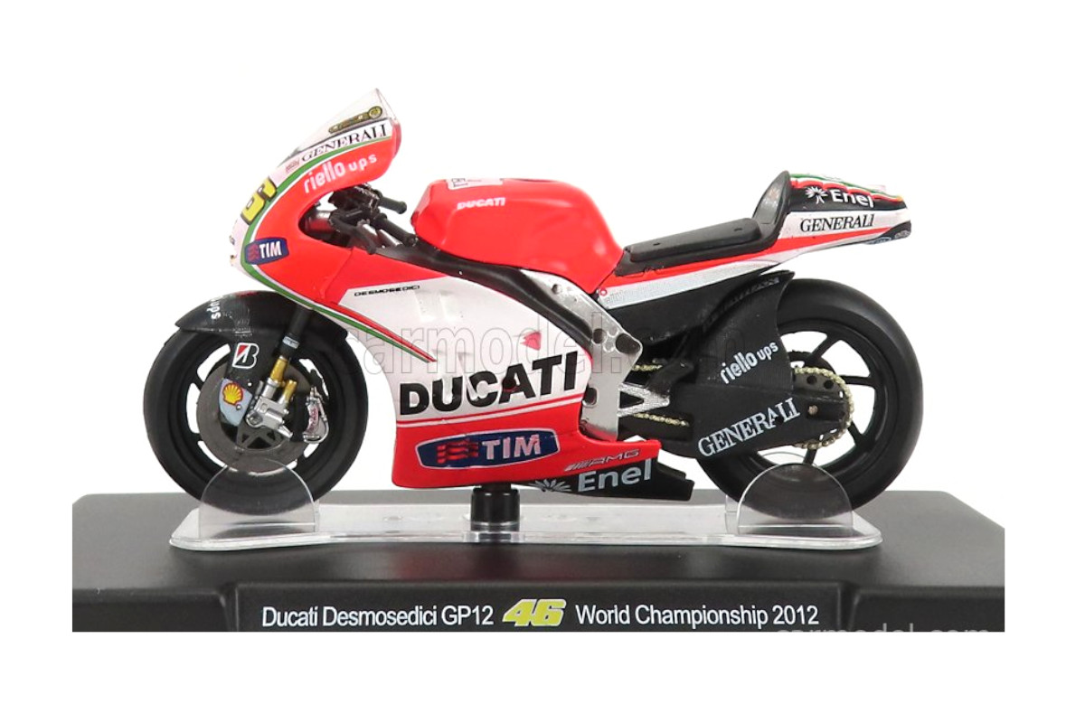 EDICOLA DUCATI DESMOSEDICI GP12 DUCATI TEAM N 46 MOTOGP SEASON 2012 VALENTINO ROSSI