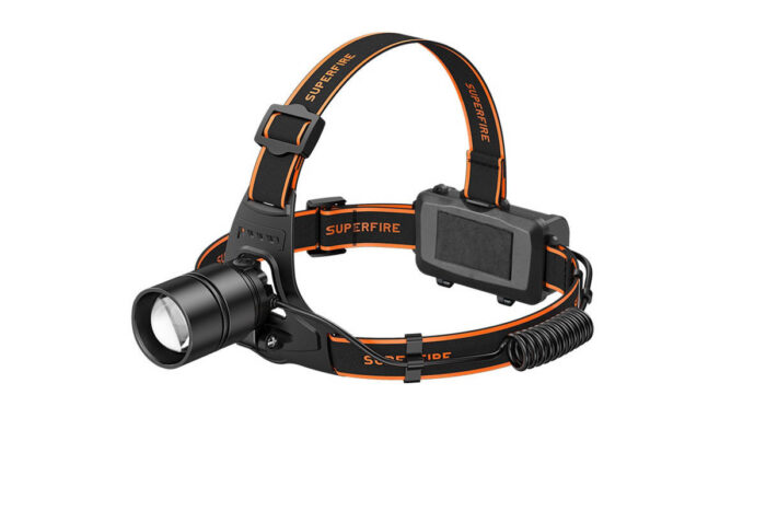SUPERFIRE Headlight Superfire HL71, 500lm, USB