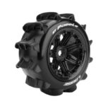 LOUISE Tires & Wheels ST-PADDLE 1/8 Truck (Beadlock) Black (2) LT3290B