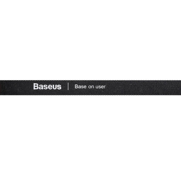 Baseus Rainbow Circle Velcro Straps 3m Black  ACMGT-F01 - Image 2