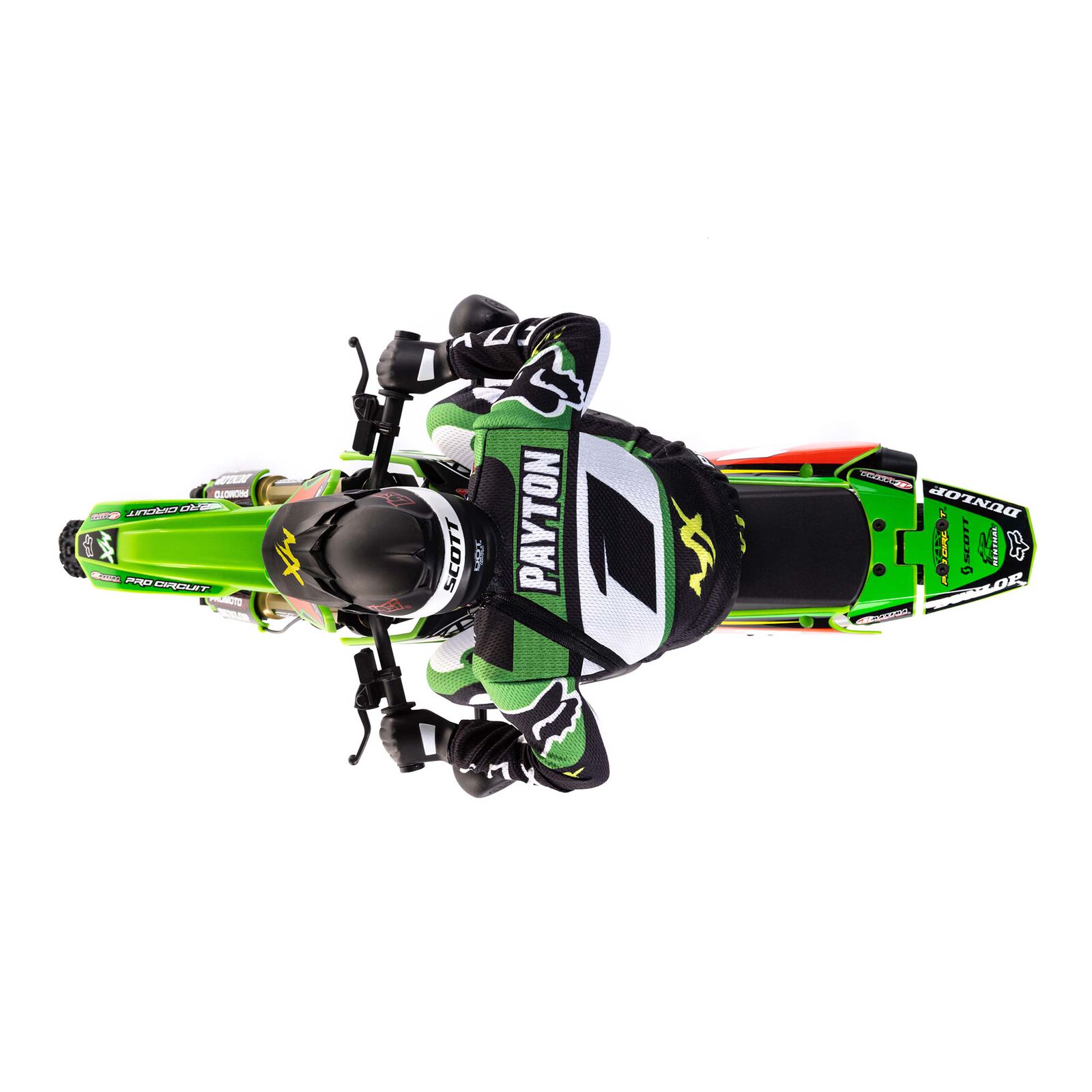LOSI 1/4 Promoto-MX Motorcycle RTR with Battery and Charger, Pro Circuit - Image 8