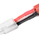 Revtec Power Adapter Lead Tamiya Socket <=> Deans Socket - 14AWG Silicone Wire - 1 pc