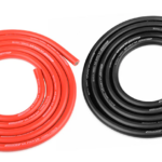Team Corally Ultra V+ Silicone Wire - Super Flexible - Black and Red - 12AWG - 1731 / 0.05 Strands - ODø 4.5mm - 2x 1m
