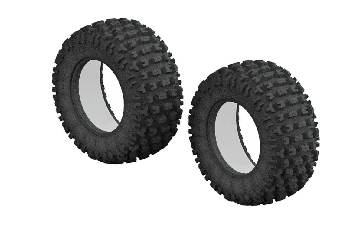 ARRMA 1/10 dBoots Fortress Short Course Front/Rear 3.0/2.2 Tire & Inserts (2)