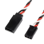 Revtec Servo Extension Lead - Twisted - Futaba - 22AWG / 60 Strands - 15cm - 1 pc GF-1110-010