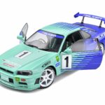 SOLIDO NISSAN SKYLINE (R34) GT-R FALKEN DRIFT LIVERY 1999