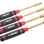 Team Corally Pro Nut Driver Set Ti-Ni Coated - 4.0 / 5.5 / 7.0 / 8.0 mm - 4 pcs
