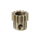 Team Corally M0.6 Pinion Short - Hardened Steel - 14 Teeth - Shaft Dia. 3.17mm