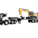 AMEWI 2-IN-1 LOW LOADER/EXCAVATOR-SET G836E/G041E 1/24 RTR 22673