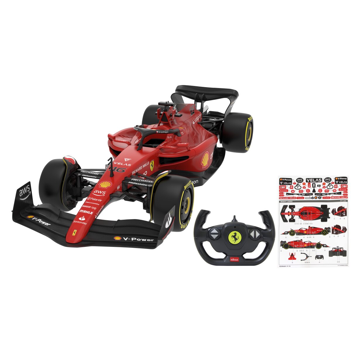 Jamara Ferrari F1-75 1:12 red 2,4GHz 402105 - Image 3