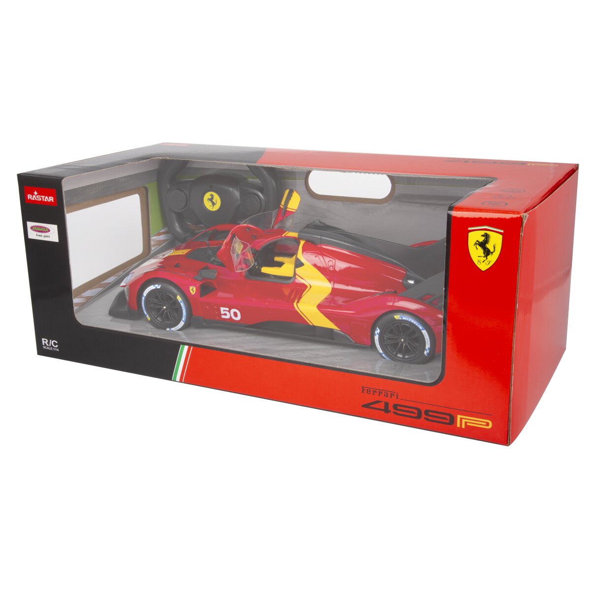 Jamara Ferrari 499P 1:14 red 2,4GHz manual door 402170 - Image 2