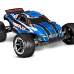 TRAXXAS Rustler 2WD 1/10 RTR TQ Blue USB - With Battery/Charger