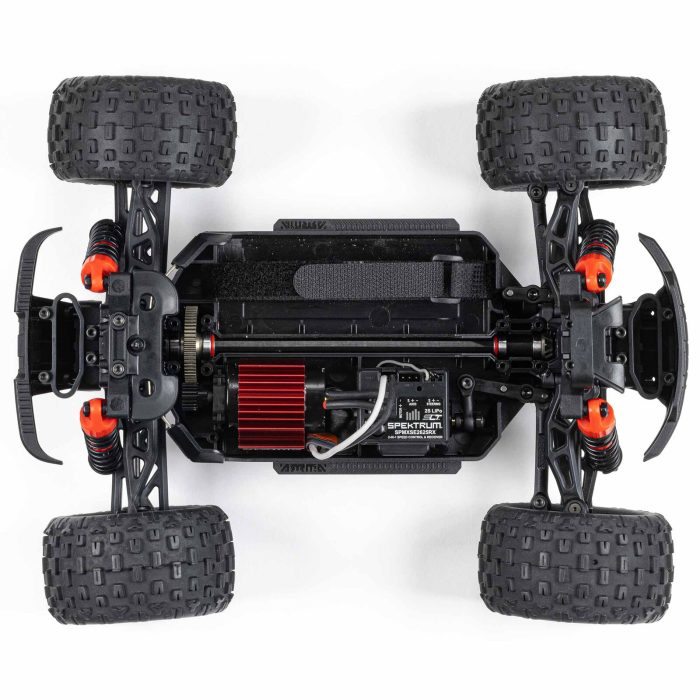 ARRMA 1/18 GRANITE GROM MEGA 380 Brushed 4X4 Monster Truck RTR with Battery & Charger, Blue - Image 8