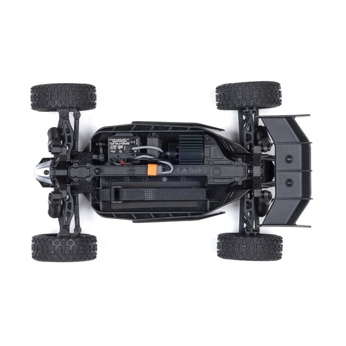 ARRMA TYPHON GROM MEGA 380 Brushed 4X4 Small Scale Buggy RTR with Battery & Charger, Blue/Silver - Image 10